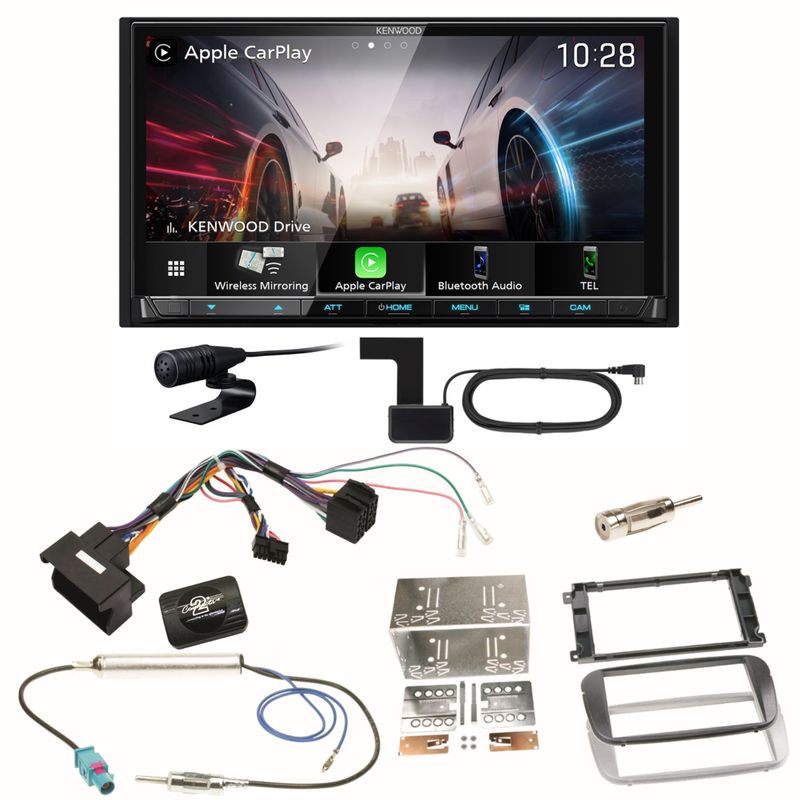 Kenwood DMX8021DABS Android Auto Einbauset für Ford Focus Mondeo S-Max Galaxy Kenwood DMX8021DABS Android Auto Einbauset für Ford Focus Mondeo S-Max Galaxy