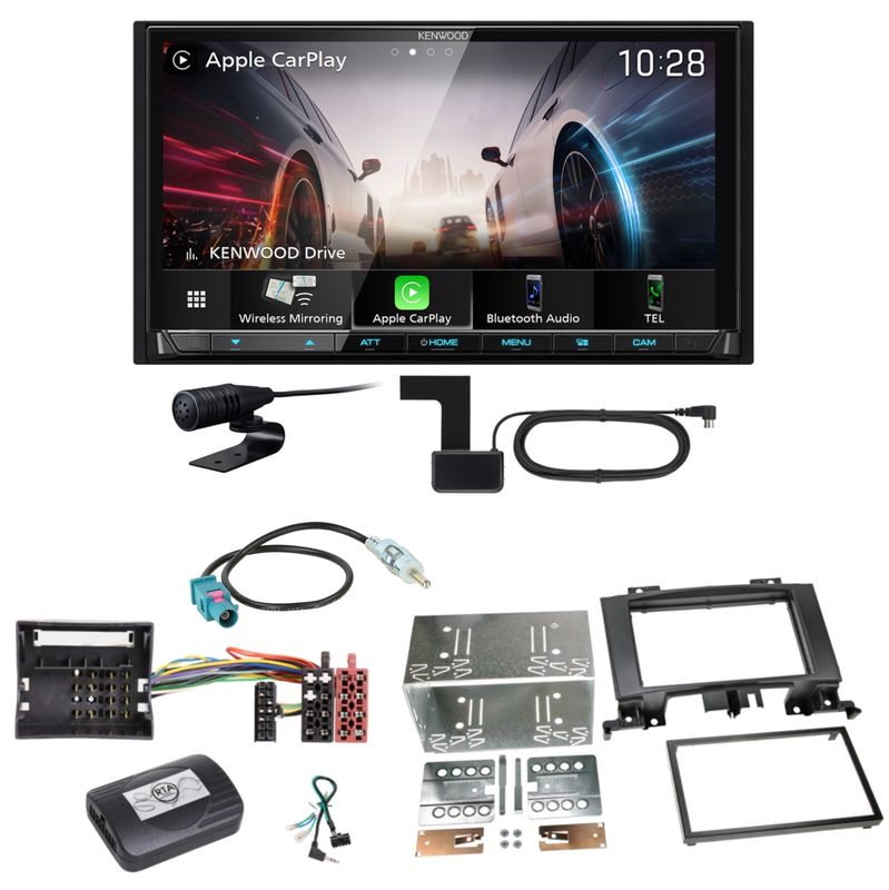 Kenwood DMX8021DABS Android Auto Einbauset für Mercedes Sprinter W906 Crafter Kenwood DMX8021DABS Android Auto Einbauset für Mercedes Sprinter W906 Crafter