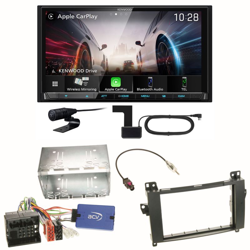 Kenwood DMX8021DABS Android Auto CarPlay Einbauset für Mercedes Viano Vito W639 Kenwood DMX8021DABS Android Auto CarPlay Einbauset für Mercedes Viano Vito W639