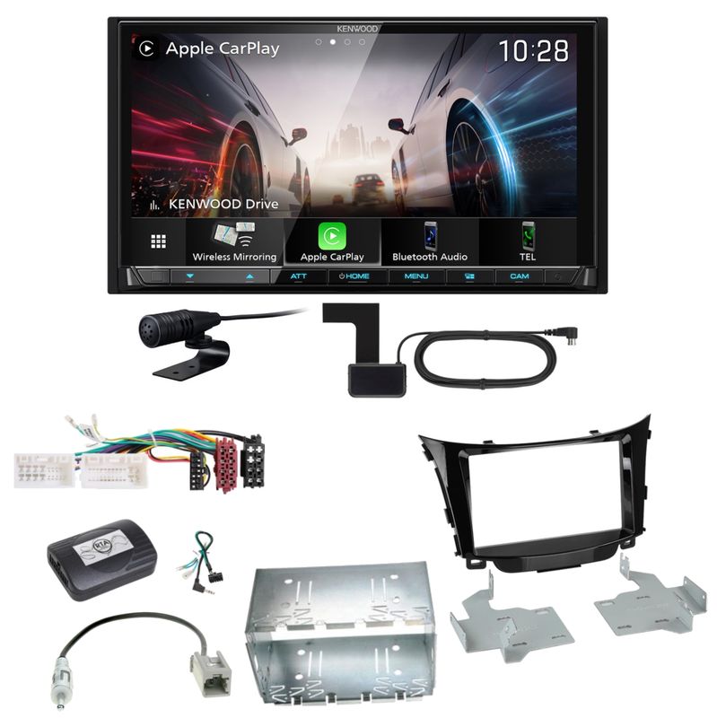 Kenwood DMX8021DABS Android Auto CarPlay Einbauset für Hyundai i30 GD GDH Kenwood DMX8021DABS Android Auto CarPlay Einbauset für Hyundai i30 GD GDH
