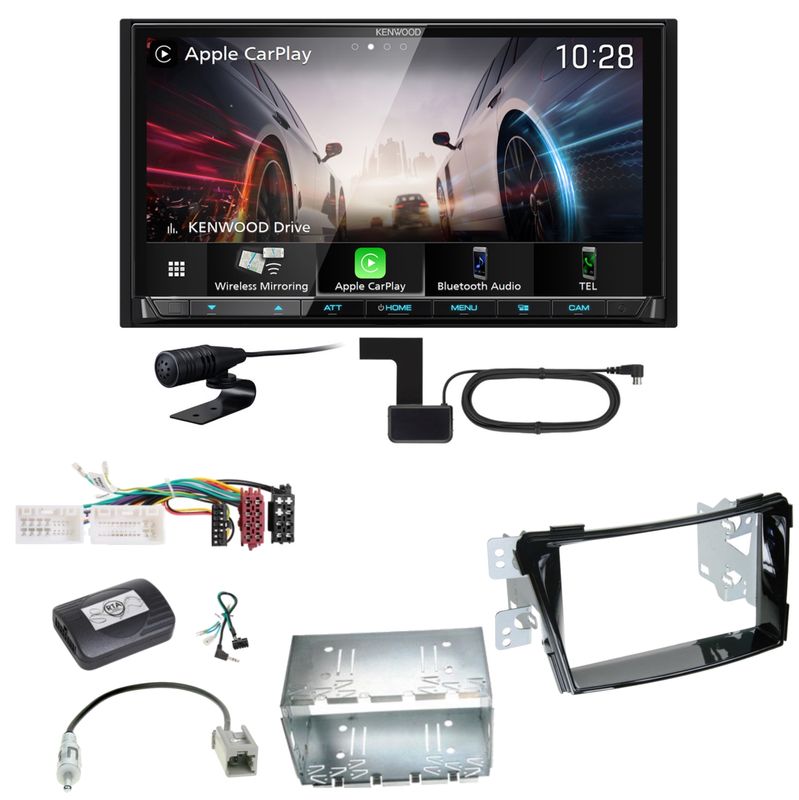 Kenwood DMX8021DABS Android Auto CarPlay Bluetooth Einbauset für Hyundai i40 VF Kenwood DMX8021DABS Android Auto CarPlay Bluetooth Einbauset für Hyundai i40 VF