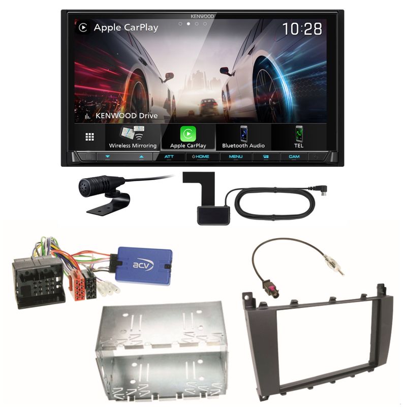 Kenwood DMX8021DABS Android Auto CarPlay Einbauset für Mercedes G Klasse W463 Kenwood DMX8021DABS Android Auto CarPlay Einbauset für Mercedes G Klasse W463