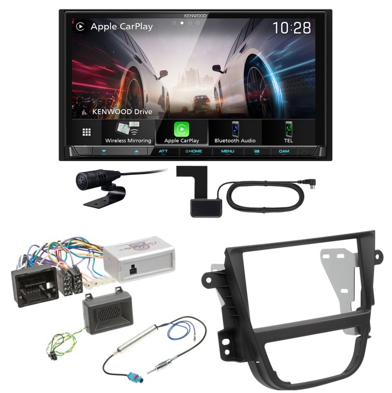Kenwood DMX8021DABS Android Auto CarPlay Bluetooth Einbauset für Opel Mokka A Kenwood DMX8021DABS Android Auto CarPlay Bluetooth Einbauset für Opel Mokka A