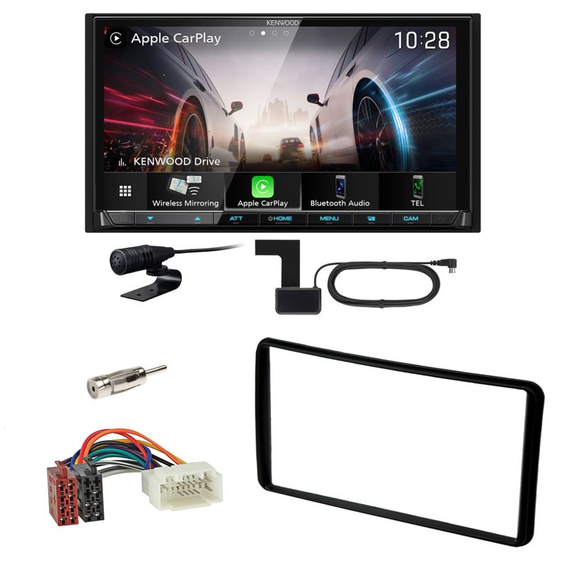 Kenwood DMX8021DABS Android Auto CarPlay Bluetooth Einbauset für Suzuki Jimny FJ