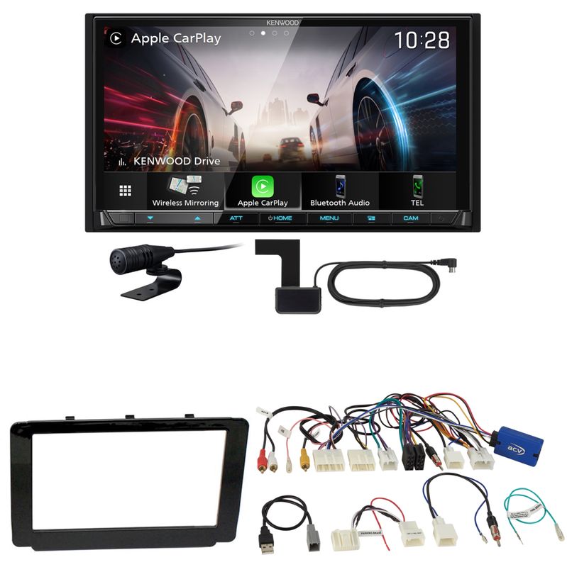 Kenwood DMX8021DABS Android Auto CarPlay Einbauset für Toyota Hilux 2016-2019 Kenwood DMX8021DABS Android Auto CarPlay Einbauset für Toyota Hilux 2016-2019