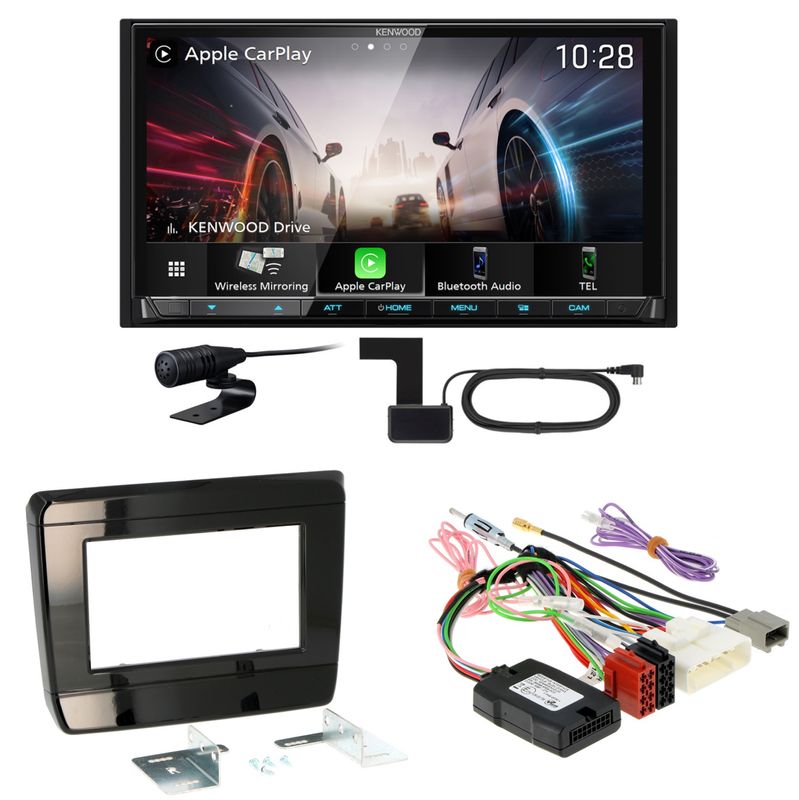 Kenwood DMX8021DABS Android Auto CarPlay Einbauset für Isuzu D-Max 3 ab 2020