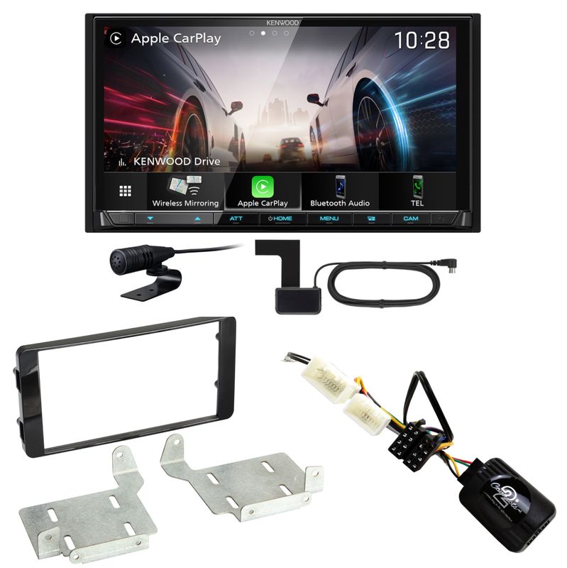 Kenwood DMX8021DABS Android Auto CarPlay Einbauset für Mitsubishi ASX ab 2015