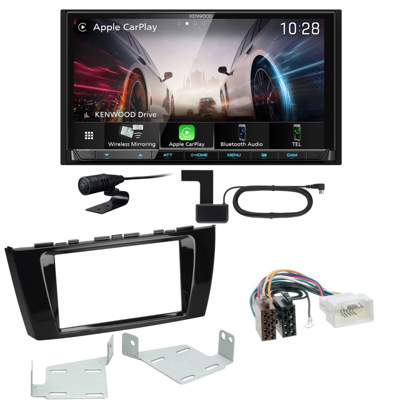 Kenwood DMX8021DABS Android Auto CarPlay Einbauset für Mitsubishi Space Star