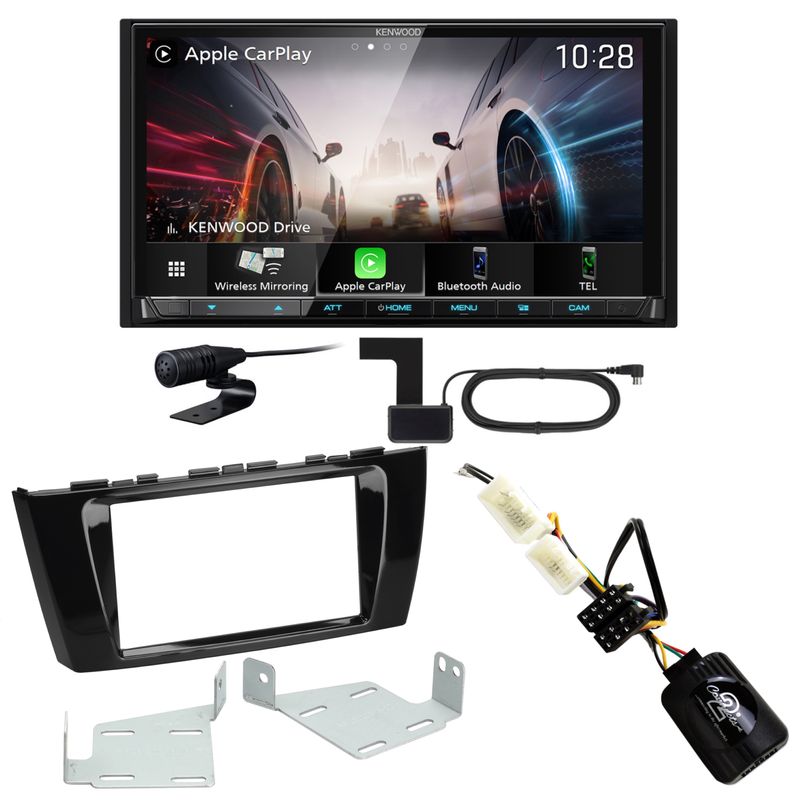 Kenwood DMX8021DABS Android Auto CarPlay Einbauset für Mitsubishi Space Star