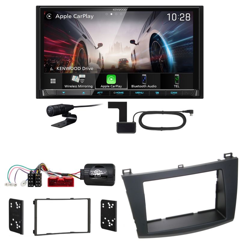 Kenwood DMX8021DABS Android Auto CarPlay Bluetooth Einbauset für Mazda 3 BL Kenwood DMX8021DABS Android Auto CarPlay Bluetooth Einbauset für Mazda 3 BL