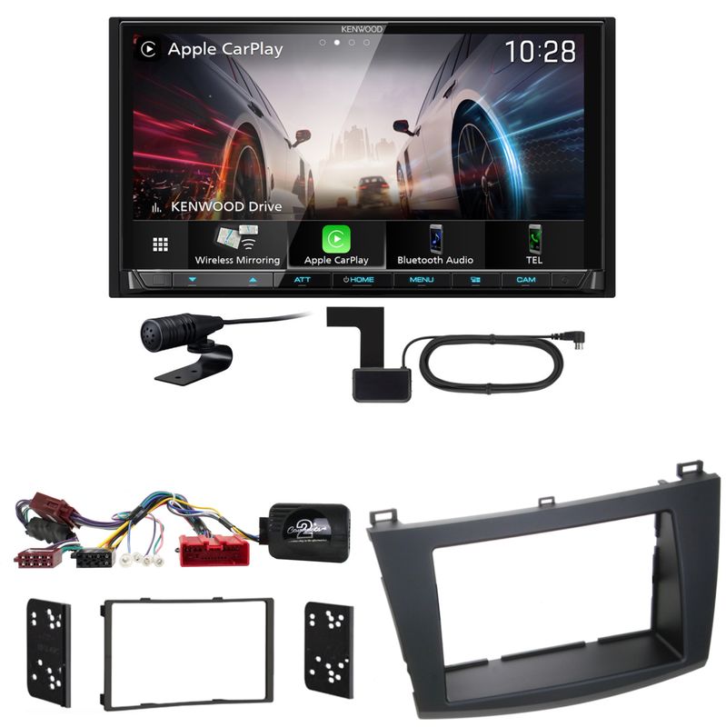 Kenwood DMX8021DABS Android Auto CarPlay Bluetooth Einbauset für Mazda 3 BL Kenwood DMX8021DABS Android Auto CarPlay Bluetooth Einbauset für Mazda 3 BL