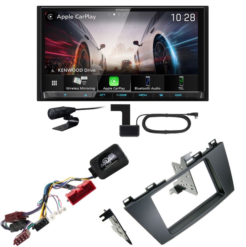 Kenwood DMX8021DABS Android Auto CarPlay Bluetooth Einbauset für Mazda 5 CW Kenwood DMX8021DABS Android Auto CarPlay Bluetooth Einbauset für Mazda 5 CW