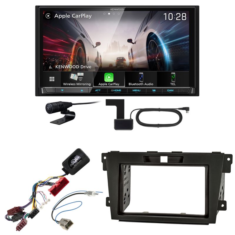 Kenwood DMX8021DABS Android Auto CarPlay Bluetooth Einbauset für Mazda CX-7 Kenwood DMX8021DABS Android Auto CarPlay Bluetooth Einbauset für Mazda CX-7