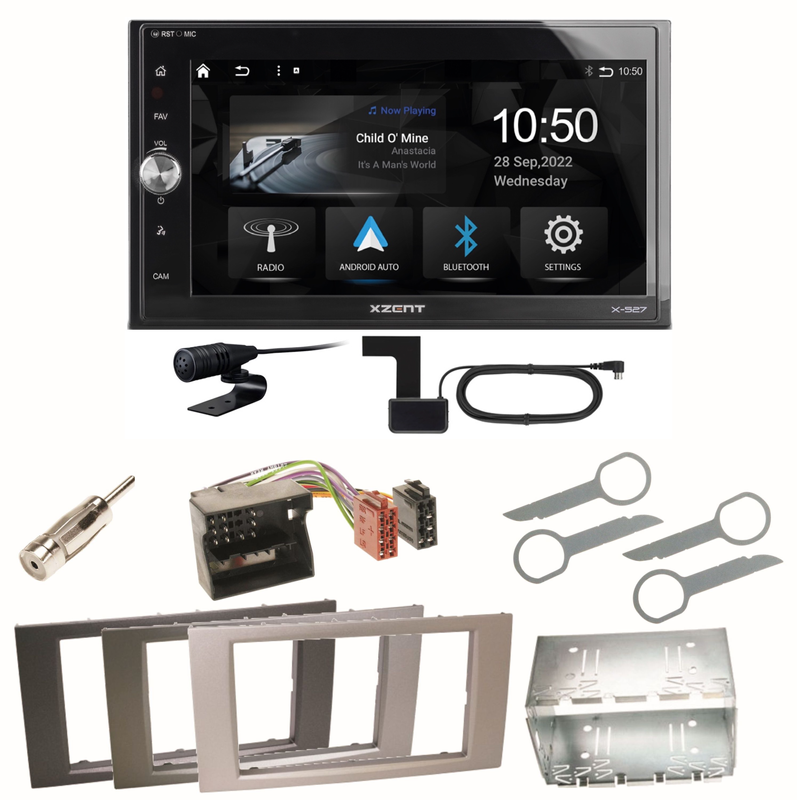 Xzent X-527 Android Auto CarPlay Einbauset für Ford Focus C-Max Fiesta Transit Xzent X-527 Android Auto CarPlay Einbauset für Ford Focus C-Max Fiesta Transit