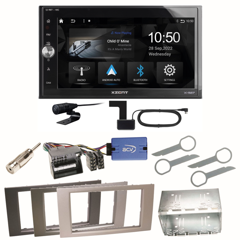 Xzent X-527 Android Auto CarPlay DAB Einbauset für Ford Kuga Fusion Galaxy S-Max Xzent X-527 Android Auto CarPlay DAB Einbauset für Ford Kuga Fusion Galaxy S-Max