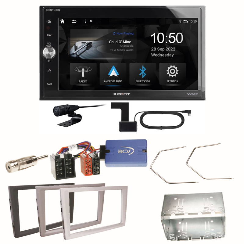 Xzent X-527 Android Auto CarPlay Einbauset für Opel Vectra C Signum Corsa Combo Xzent X-527 Android Auto CarPlay Einbauset für Opel Vectra C Signum Corsa Combo