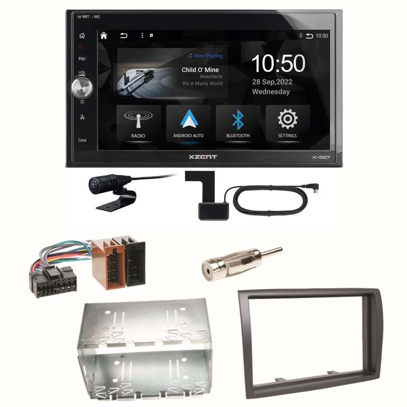 Xzent X-527 Android Auto CarPlay DAB Einbauset für Fiat Ducato Boxer Jumper Xzent X-527 Android Auto CarPlay DAB Einbauset für Fiat Ducato Boxer Jumper