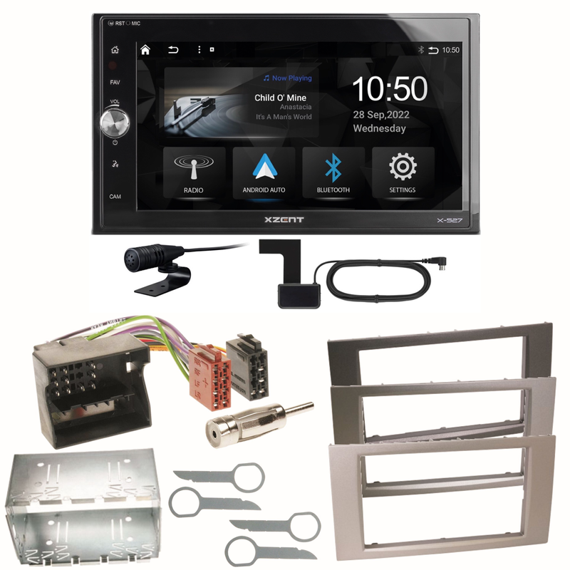 Xzent X-527 Android Auto CarPlay Einbauset für Ford Focus Fusion Galaxy S-Max Xzent X-527 Android Auto CarPlay Einbauset für Ford Focus Fusion Galaxy S-Max