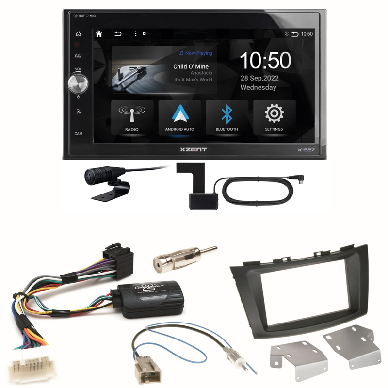 Xzent X-527 Android Auto CarPlay DAB Einbauset für Suzuki Swift Sport FZ NZ