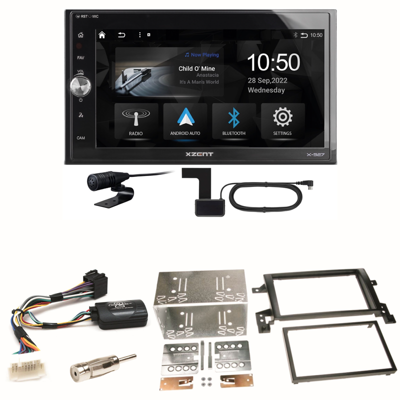 Xzent X-527 Android Auto CarPlay DAB Einbauset für Suzuki Grand Vitara JT
