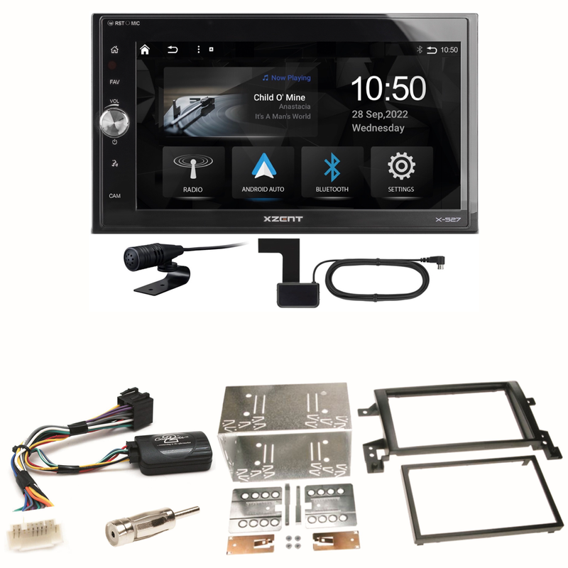 Xzent X-527 Android Auto CarPlay DAB Einbauset für Suzuki Grand Vitara JT