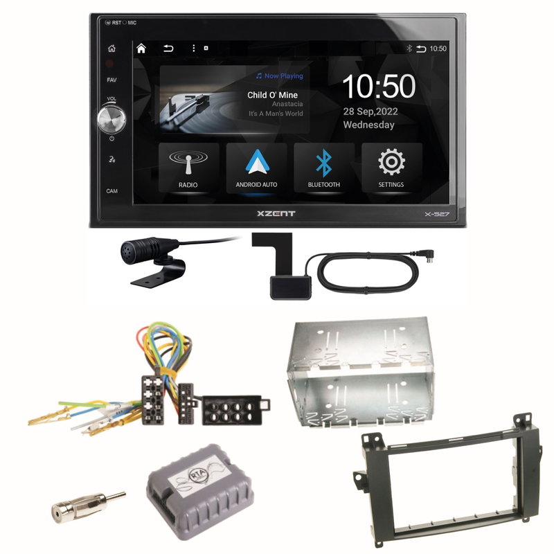 Xzent X-527 Android Auto CarPlay DAB Einbauset für Mercedes Vito Viano W639 Xzent X-527 Android Auto CarPlay DAB Einbauset für Mercedes Vito Viano W639