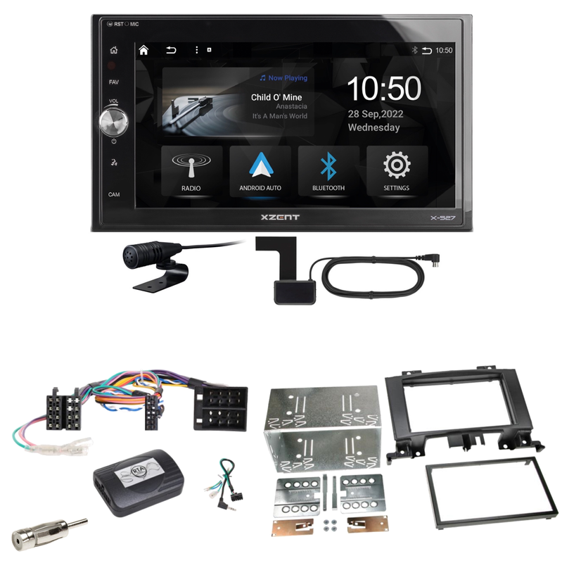 Xzent X-527 Android Auto CarPlay Einbauset für Mercedes Sprinter W906 Crafter
