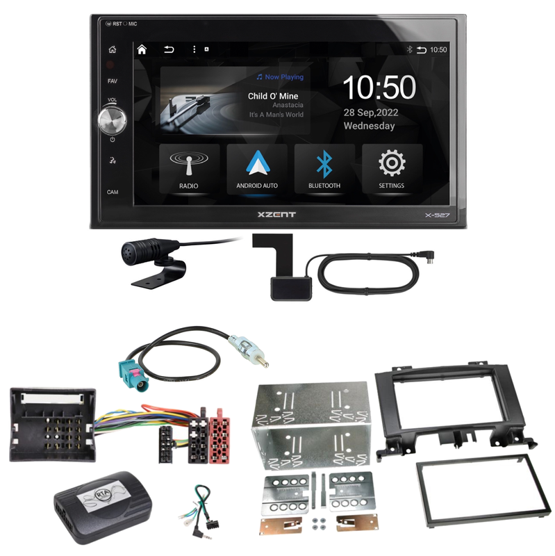 Xzent X-527 Android Auto CarPlay Einbauset für Mercedes Sprinter W906 Crafter