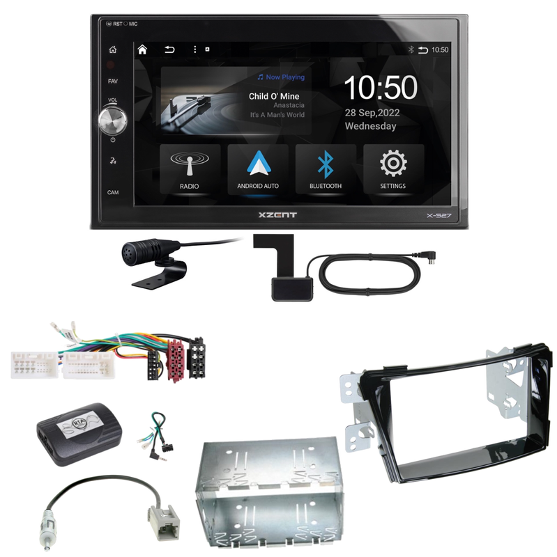 Xzent X-527 Android Auto CarPlay Bluetooth Einbauset für Hyundai i40 VF Xzent X-527 Android Auto CarPlay Bluetooth Einbauset für Hyundai i40 VF