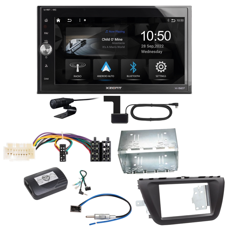 Xzent X-527 Android Auto CarPlay Einbauset für Suzuki SX4 S-Cross