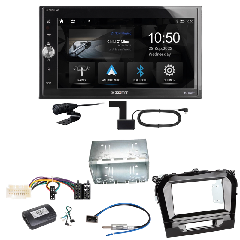 Xzent X-527 Android Auto CarPlay DAB Einbauset für Suzuki Vitara LY