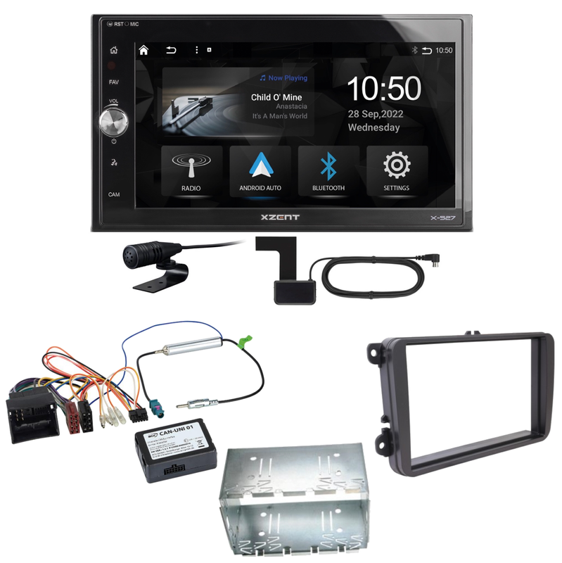 Xzent X-527 Android Auto CarPlay DAB Einbauset für Tiguan Amarok Caddy Jetta Xzent X-527 Android Auto CarPlay DAB Einbauset für Tiguan Amarok Caddy Jetta