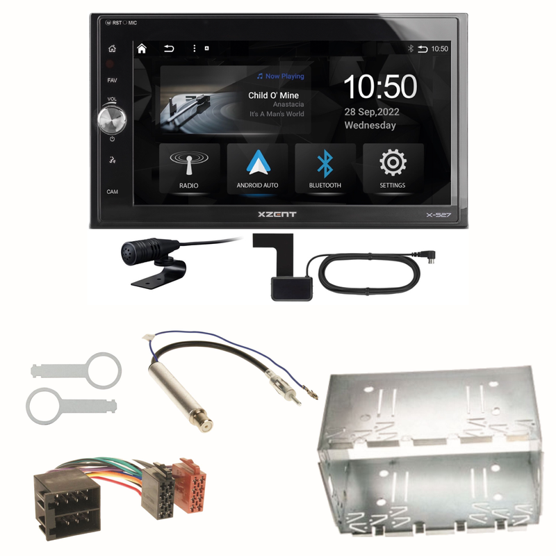 Xzent X-527 Android Auto CarPlay DAB Einbauset für Polo 6N2 9N Bora Ibiza 6L Xzent X-527 Android Auto CarPlay DAB Einbauset für Polo 6N2 9N Bora Ibiza 6L