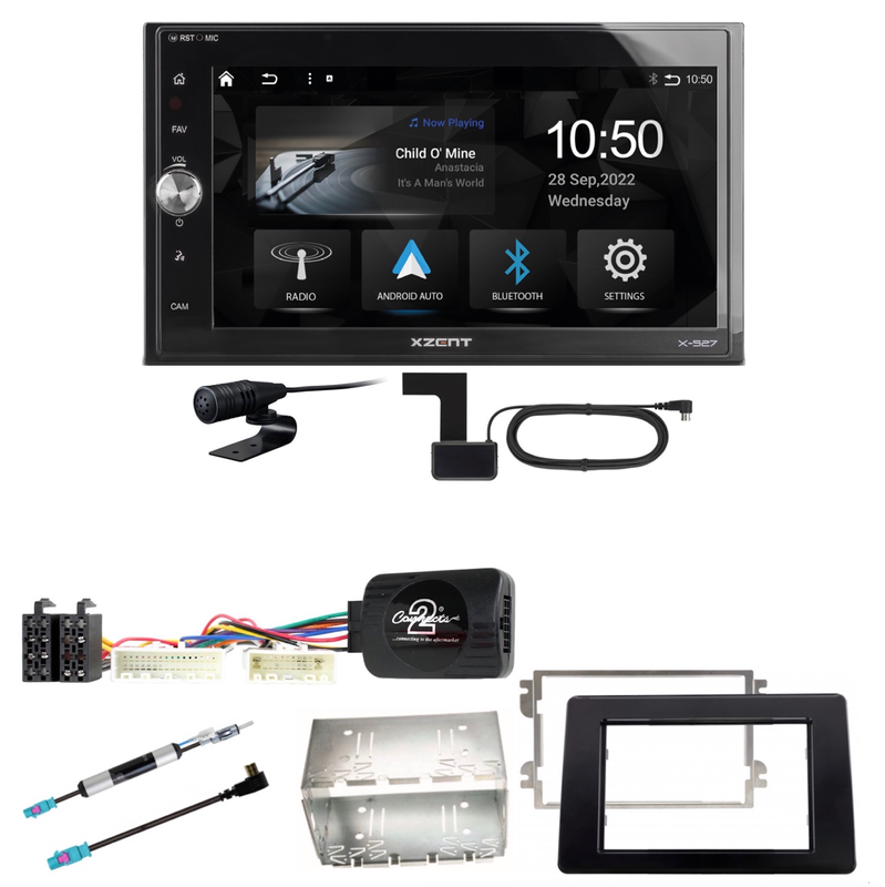 Xzent X-527 Android Auto CarPlay DAB Einbauset für Renault Master 3 ab 2019