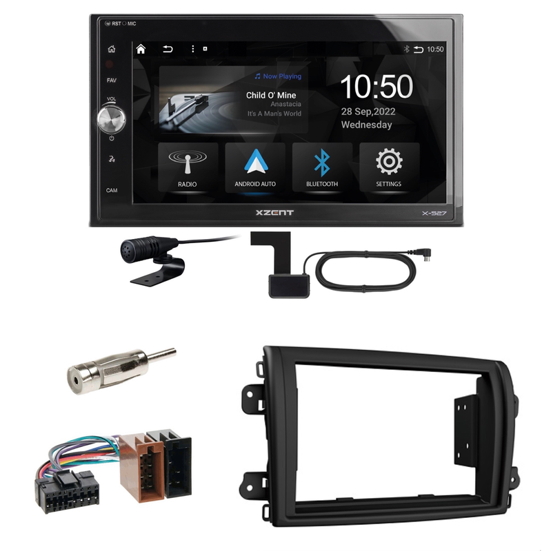 Xzent X-527 Android Auto CarPlay DAB Einbauset für Fiat Ducato ab 2022 Xzent X-527 Android Auto CarPlay DAB Einbauset für Fiat Ducato ab 2022