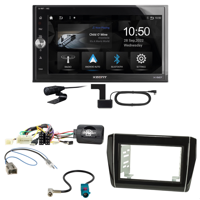 Xzent X-527 Android Auto CarPlay DAB Einbauset für Suzuki Swift AZ ab 2017