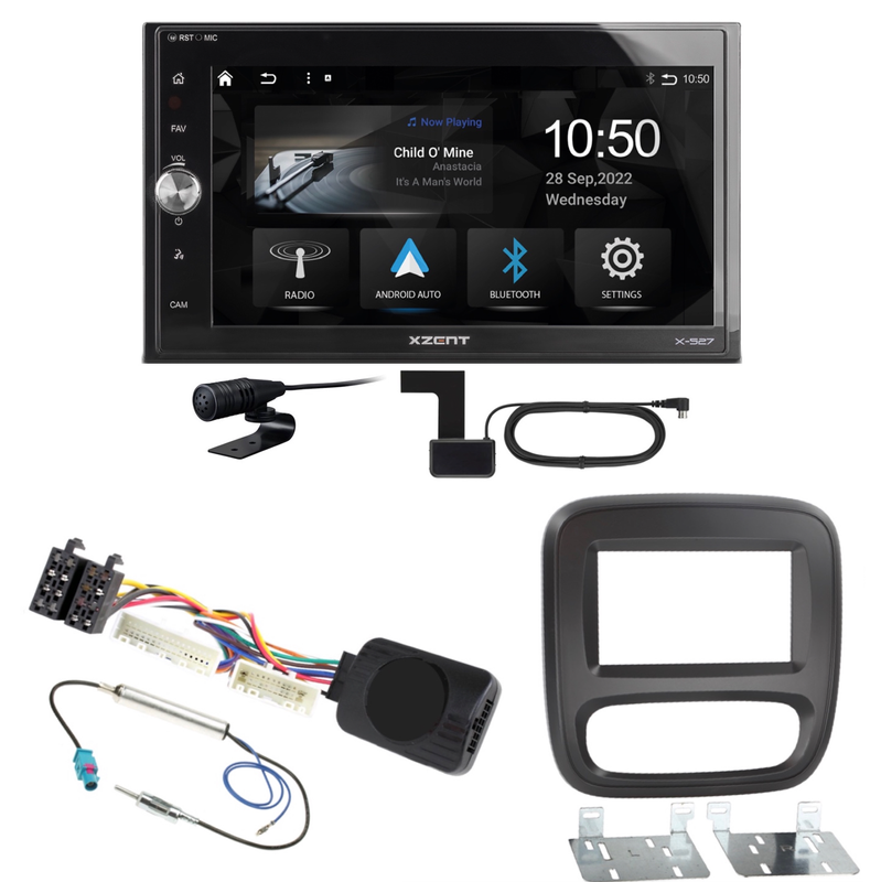 Xzent X-527 Android Auto CarPlay Bluetooth Einbauset für Nissan NV300