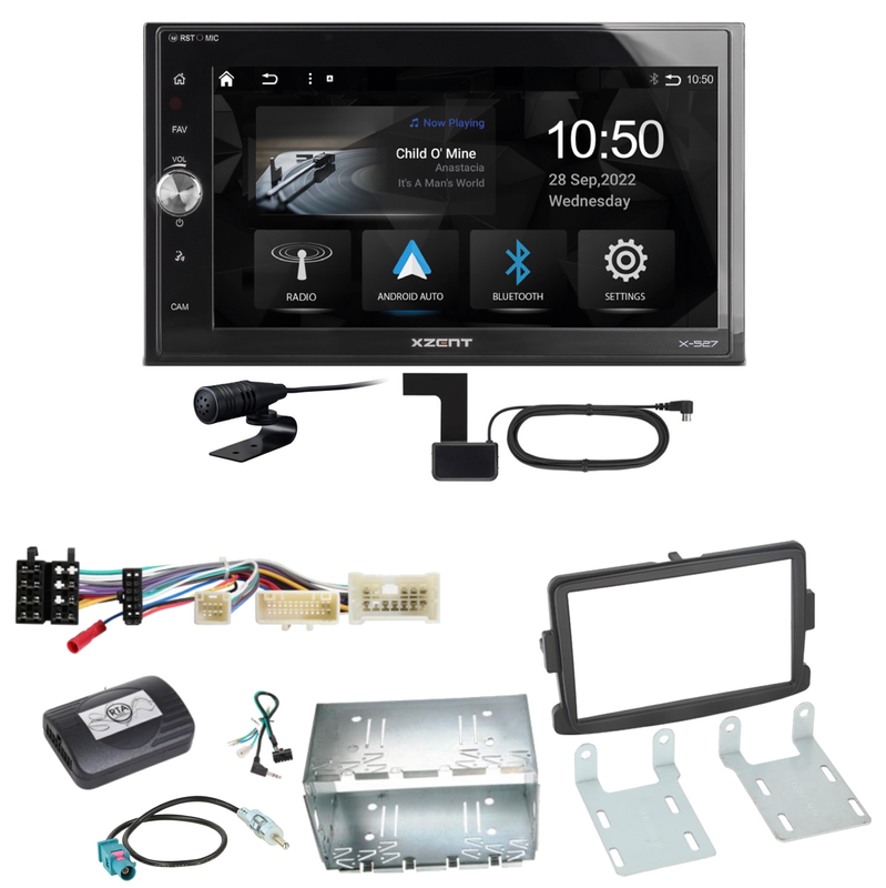 Xzent X-527 Android Auto CarPlay DAB Einbauset für Renault Trafic 3
