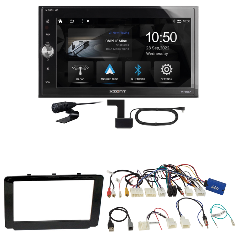 Xzent X-527 Android Auto CarPlay DAB Einbauset für Toyota Hilux 2016-2019 Xzent X-527 Android Auto CarPlay DAB Einbauset für Toyota Hilux 2016-2019