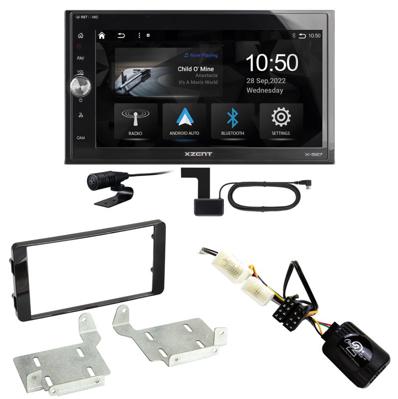 Xzent X-527 Android Auto CarPlay DAB Einbauset für Mitsubishi ASX ab 2015
