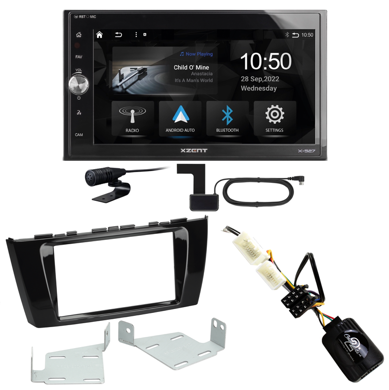 Xzent X-527 Android Auto CarPlay DAB Einbauset für Mitsubishi Space Star