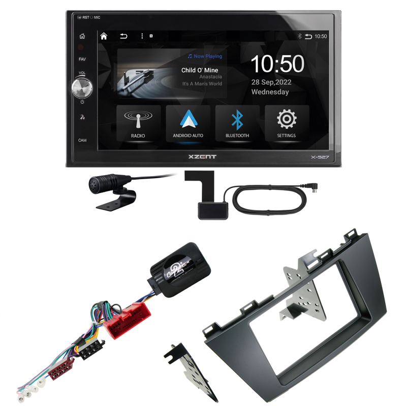 Xzent X-527 Android Auto CarPlay Bluetooth DAB Einbauset für Mazda 5 CW