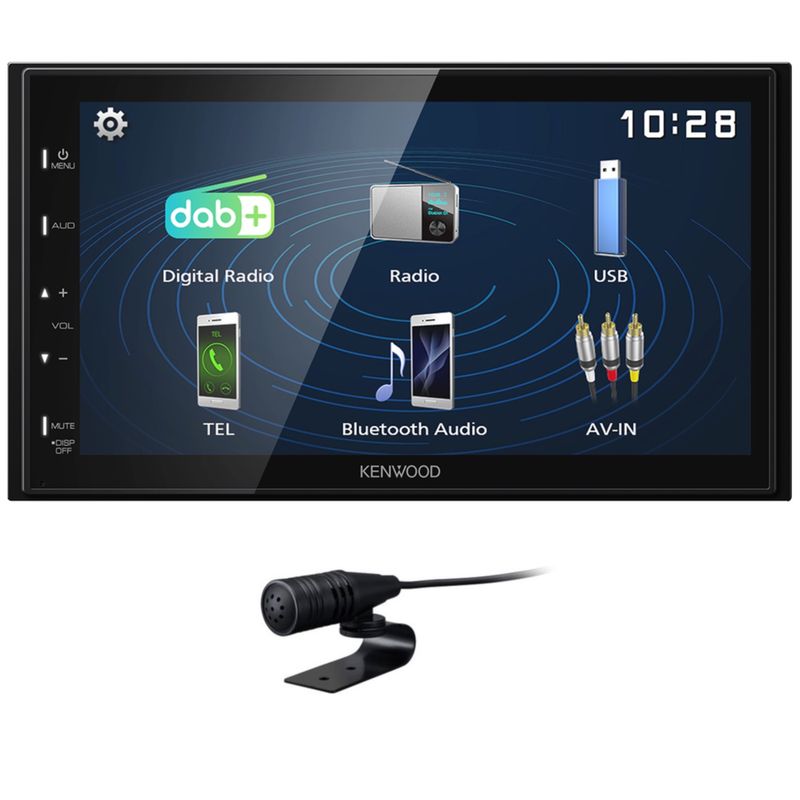 KENWOOD DMX129DAB USB Autoradio 2 DIN Moniceiver Digitalradio Bluetooth