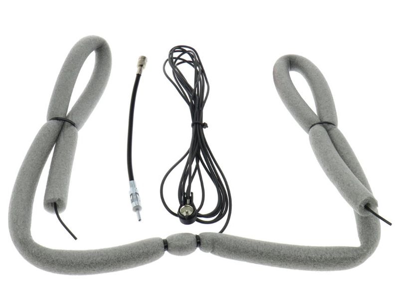 Dietz FM/DAB+ Dipolantenne passiv 3,4 m Kabel ISO und DIN Stecker Dietz FM/DAB+ Dipolantenne passiv 3,4 m Kabel ISO und DIN Stecker
