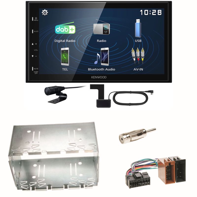 Kenwood DMX129DAB DAB+ Einbauset für Mercedes Vito Viano W639 W447 Sprinter