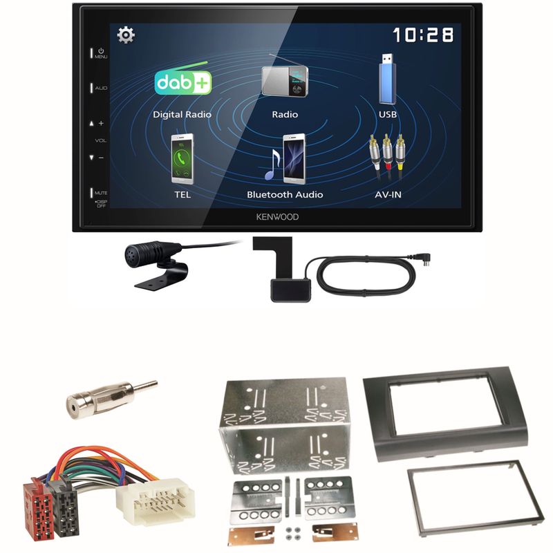 Kenwood DMX129DAB DAB+ Bluetooth USB Einbauset für Suzuki Swift Sport EZ MZ