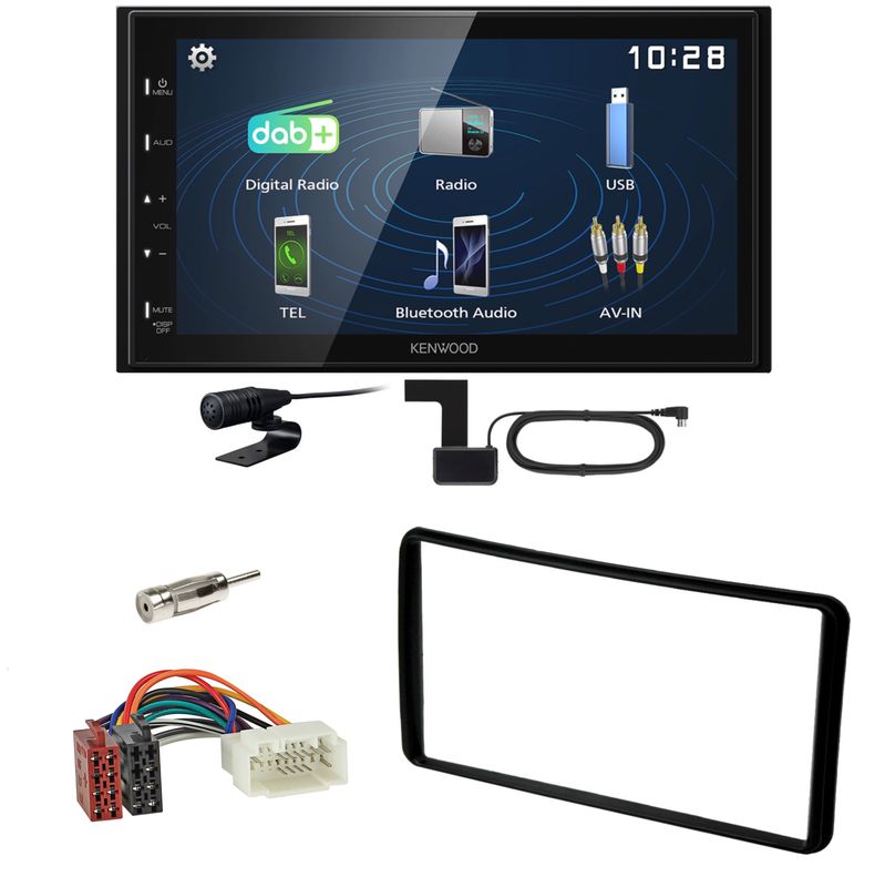 Kenwood DMX129DAB DAB+ Bluetooth USB Einbauset für Suzuki Jimny FJ Kenwood DMX129DAB DAB+ Bluetooth USB Einbauset für Suzuki Jimny FJ