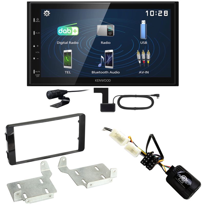 Kenwood DMX129DAB DAB+ Bluetooth USB Einbauset für Mitsubishi ASX ab 2015