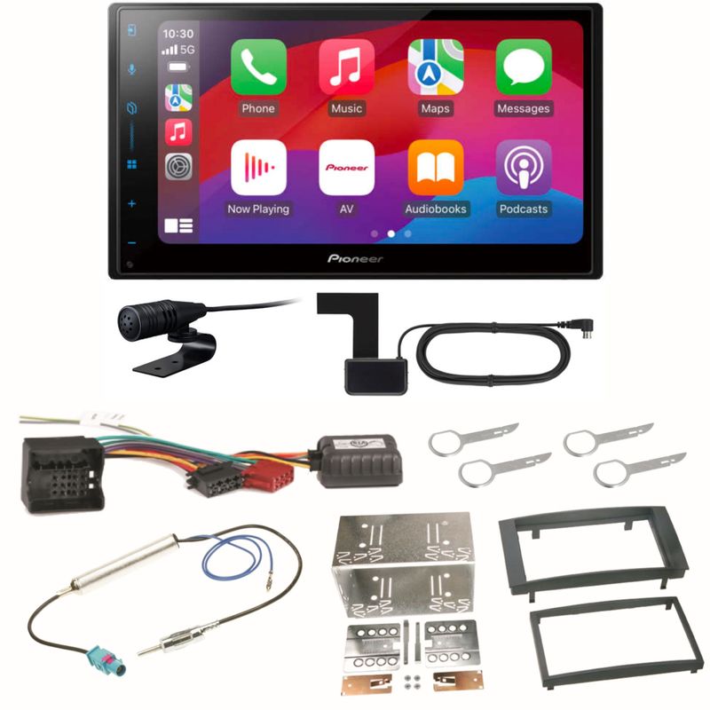 Pioneer SPH-DA77DAB CarPlay Android Auto Einbauset für T5 2003-2015 Multivan Pioneer SPH-DA77DAB CarPlay Android Auto Einbauset für T5 2003-2015 Multivan