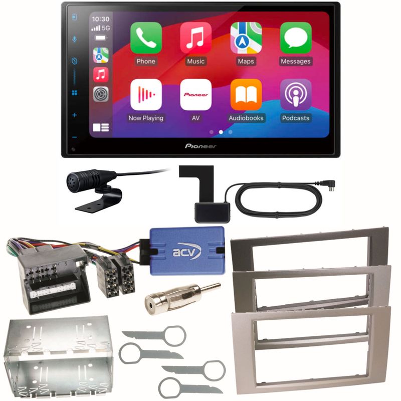 Pioneer SPH-DA77DAB Android Auto Einbauset für Ford Focus C-Max Fiesta Transit Pioneer SPH-DA77DAB Android Auto Einbauset für Ford Focus C-Max Fiesta Transit